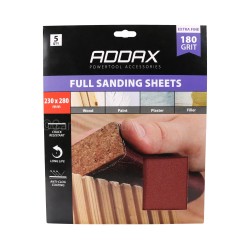 Addax Sandpaper Sheets 5 Pack